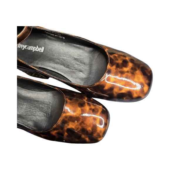 Jeffrey Campbell Blaire Ankle Strap Leopard Print Heels Size: 6 - Picture 4 of 5